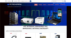 Desktop Screenshot of pctecnoperu.com