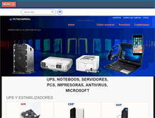 Tablet Screenshot of pctecnoperu.com